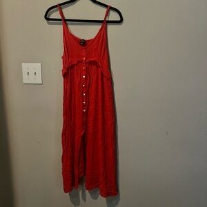 Topshop Pink Button Down Dress